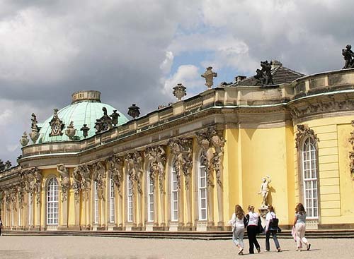 德國無憂宮:沙丘上的宮殿圖片