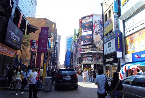 明洞:韓國(guó)潮流風(fēng)向標(biāo)圖片