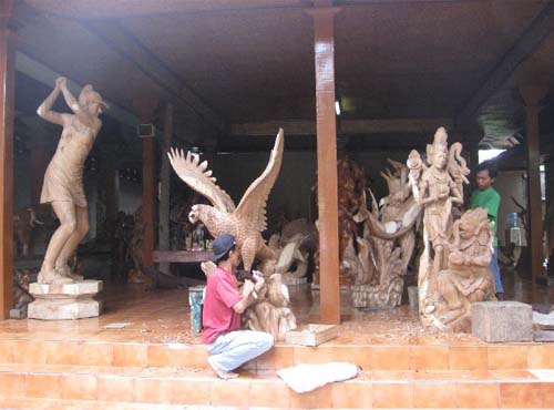 巴厘島隨處可見(jiàn)的雕刻藝術(shù)圖片