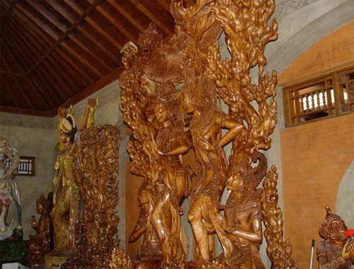 巴厘島隨處可見(jiàn)的雕刻藝術(shù)圖片